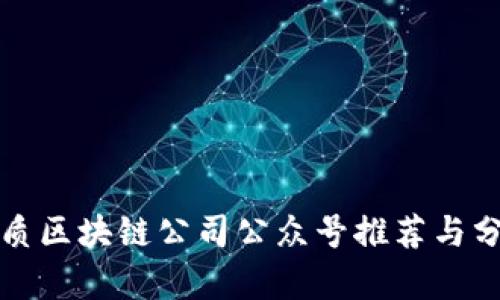 优质区块链公司公众号推荐与分析